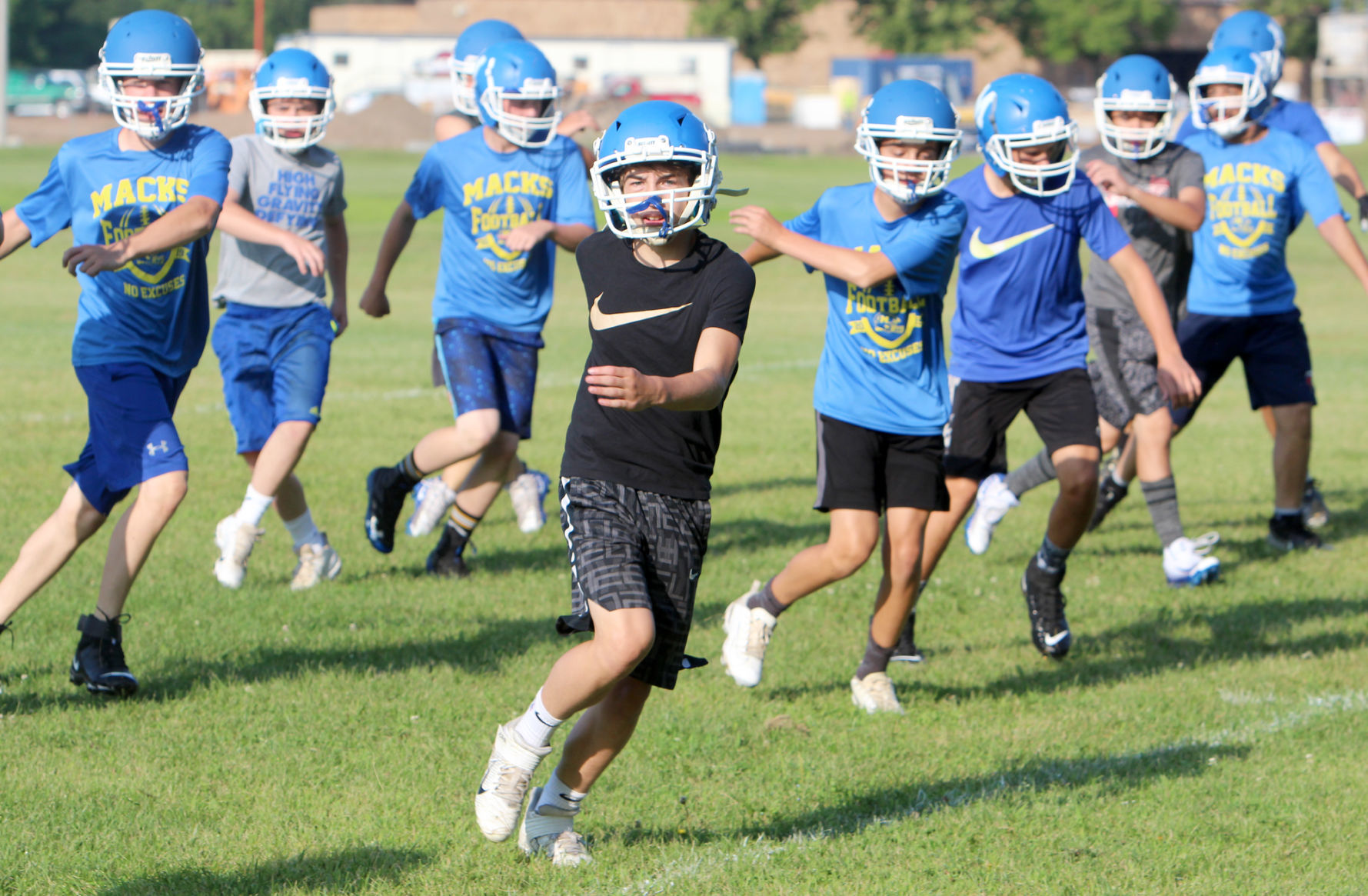 McDonell football practice 8-7-19